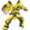GUDI 8715 QIZHILE 31014 non  ROBOT BIẾN HÌNH BUMBLEBEE BẢN NÂNG CẤP bộ đồ chơi xếp lắp ráp ghép mô hình Transformers TRANSFORM SERIES Robot Đại Chiến Người Máy Biến Hình 584 khối