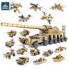 Kazi KY84031 84031 non  CUỘC CHIẾN CHẤN ĐỘNG KHẨU SIÊU PHÁO VÀ 16 VŨ KHÍ MẠNH MẼ bộ đồ chơi xếp lắp ráp ghép mô hình Military Army THUNDER FIRE Quân Sự Bộ Đội 544 khối