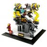 SHENG YUAN SY SY825 non  DÀN MÁY CỦA NGƯỜI SẮT bộ đồ chơi xếp lắp ráp ghép mô hình Super Heroes IRON MAN GANTRY MACHINE Siêu Nhân Anh Hùng 527 khối
