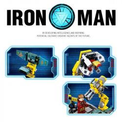 SHENG YUAN SY SY825 non  DÀN MÁY CỦA NGƯỜI SẮT bộ đồ chơi xếp lắp ráp ghép mô hình Super Heroes IRON MAN GANTRY MACHINE Siêu Nhân Anh Hùng 527 khối