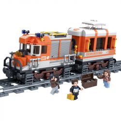 Winner 5087 non  TÀU HỎA ĐƯỜNG DÀI bộ đồ chơi xếp lắp ráp ghép mô hình Trains 473 khối