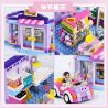 GUDI 9606 non  CỬA HÀNG TIỆN LỢI KREIS bộ đồ chơi xếp lắp ráp ghép mô hình Modern Girls MODERN GIRLS CONVENIENCE STORE Những Cô Gái Hiện Đại 470 khối