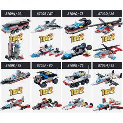 GUDI 8709 non  TÀU SÂN BAY bộ đồ chơi xếp lắp ráp ghép mô hình Military Army SUPER SENTAI Quân Sự Bộ Đội 659 khối