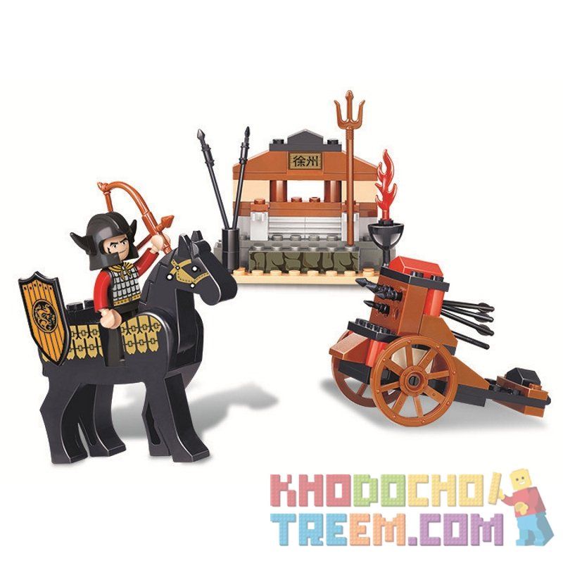 SLUBAN M38-B0271 B0271 0271 M38B0271 38-B0271 Xếp hình kiểu  CASTLE Tam Quốc - Tiến Công Nanzheng 70 khối