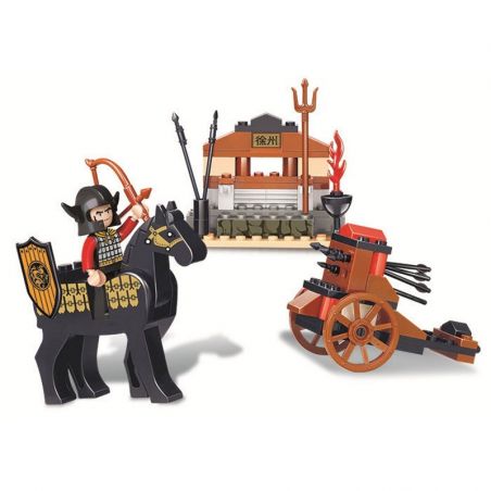 SLUBAN M38-B0271 B0271 0271 M38B0271 38-B0271 Xếp hình kiểu  CASTLE Tam Quốc - Tiến Công Nanzheng 70 khối