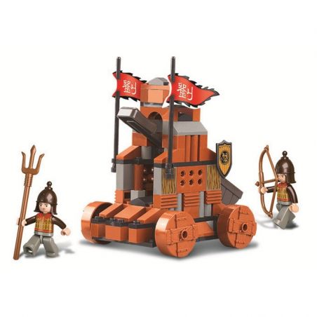 SLUBAN M38-B0261 B0261 0261 M38B0261 38-B0261 Xếp hình kiểu  CASTLE Tam Quốc Máy Bắn đá 131 khối