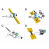 SLUBAN M38-B0731 B0731 0731 M38B0731 38-B0731 non  TÀU KHÔNG GIAN KẾT HỢP BỞI MÁY BAY bộ đồ chơi xếp lắp ráp ghép mô hình Space Thám Hiểm Không Gian 510 khối