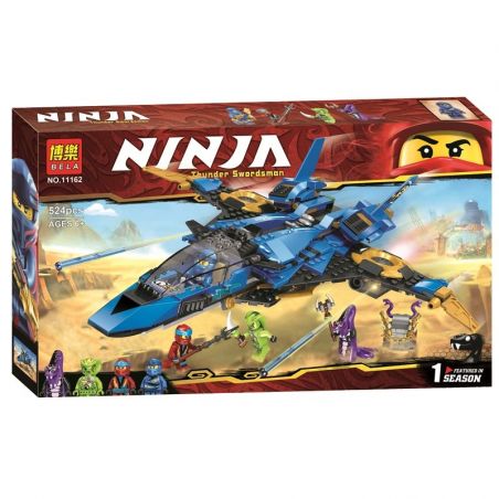 NOT  JAY'S STORM FIGHTER 70668 Bela Lari 11162 LELE 31182 LEPIN 06096 SHENG YUAN/SY SY1254 1254 ZIMO 44002 xếp lắp ráp ghép mô hình MÁY BAY CHIẾN ĐẤU CỦA JAY BÃO The  Ninjago Movie Ninja Lốc Xoáy 490 khối