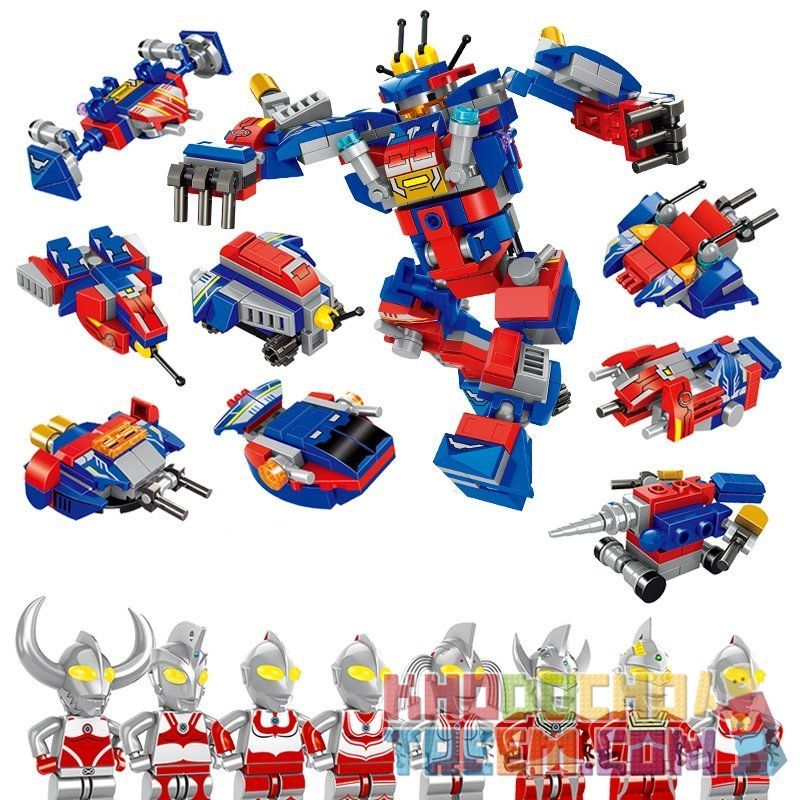 PanlosBrick 690008A 690008B 690008C 690008D 690008E 690008F 690008G 690008H Panlos Brick 690008A 690008B 690008C 690008D 690008E 690008F 690008G 690008H non  OTTMANN 8 SỰ KẾT HỢP CỦA ES ALTMAN THẾ HỆ THỨ NHẤT JACK MẸ TELO SAIWEN ZFIION bộ đồ chơi xếp lắp ráp ghép mô hình Ultraman Vệ Binh Vũ Trụ Siêu Nhân Điện Quang 382 khối