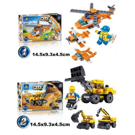 Kazi KY6095 6095 non  6 LOẠI HÌNH SÁNG TẠO ĐÔ THỊ bộ đồ chơi xếp lắp ráp ghép mô hình City Thành Phố 387 khối