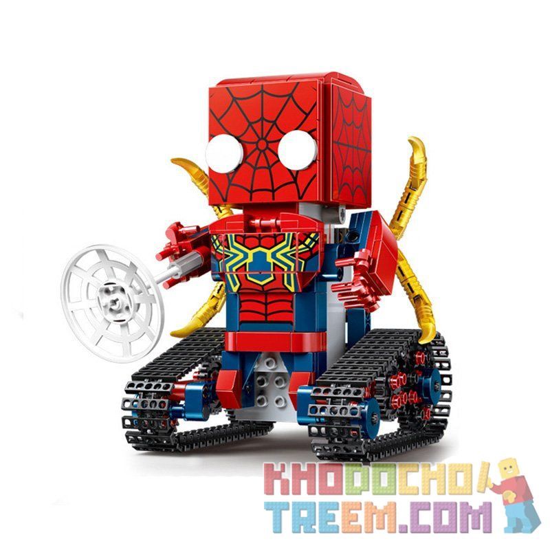 MouldKing 13039 Mould King 13039 non  NGƯỜI NHỆN ĐIỀU KHIỂN TỪ XA bộ đồ chơi xếp lắp ráp ghép mô hình Walking Brick WALKING BRICK SPIDER-BLOCK MAN Búp Bê Biết Đi 380 khối