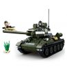 SLUBAN M38-B0689 B0689 0689 M38B0689 38-B0689 non  XE TĂNG T34 HẠNG TRUNG bộ đồ chơi xếp lắp ráp ghép mô hình World War Ii T34\85 MEDIUM TANK Chiến Tranh Thế Giới Thứ 2 387 khối