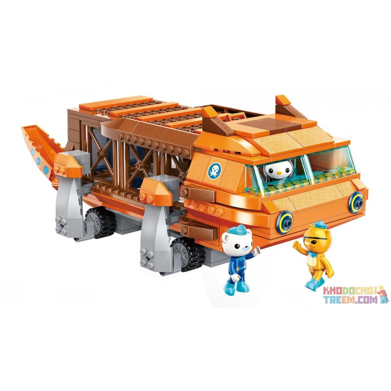 Enlighten 3706 Qman 3706 non  THUYỀN BIG SALAMANDER bộ đồ chơi xếp lắp ráp ghép mô hình Octonauts Thám Hiểm Đại Dương 378 khối