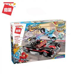 Enlighten 3402 Qman 3402 non  SIÊU XE BÓNG bộ đồ chơi xếp lắp ráp ghép mô hình Power Squad Biệt Đội Siêu Đẳng 371 khối