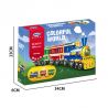 XINGBAO XB-01112 01112 XB01112 non  TÀU THAM QUAN bộ đồ chơi xếp lắp ráp ghép mô hình Colorful World COLORFUL WORLD MINI TRAIN Thế Giới Sắc Màu 369 khối