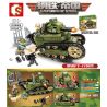 SEMBO 101269 non  XE TĂNG CHIẾN ĐẤU bộ đồ chơi xếp lắp ráp ghép mô hình Empires Of Steel Đế Chế Thép 368 khối