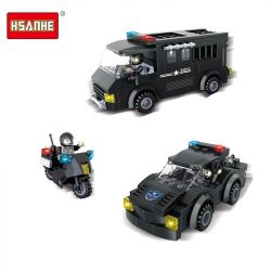 HSANHE 6513 Xếp hình kiểu  SWAT SPECIAL FORCE SWAT Escort Fleet Đội Tàu Hộ Tống SWAT 359 khối