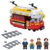 Winner 5086 non  TÀU DING DING bộ đồ chơi xếp lắp ráp ghép mô hình Trains Tàu Hỏa 361 khối