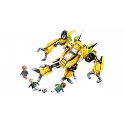 Enlighten 3004 Qman 3004 non  NGƯỜI MÁY BIẾN HÌNH ĐÁ BÓNG bộ đồ chơi xếp lắp ráp ghép mô hình Transformers SUPER SOCCER Robot Đại Chiến Người Máy Biến Hình 357 khối