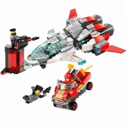 Enlighten 3403 Qman 3403 non  Ô TÔ VÀ MÁY BAY PHẢN LỰC bộ đồ chơi xếp lắp ráp ghép mô hình Power Squad Biệt Đội Siêu Đẳng 356 khối