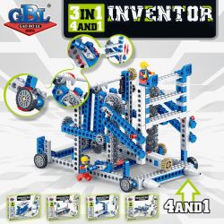 Kazi KY1001 1001 non  SÁNG CHẾ KIẾN ​​THỨC NHỎ bộ đồ chơi xếp lắp ráp ghép mô hình  INVENTOR Kỹ Thuật Công Nghệ Cao Mô Hình Phương Tiện 354 khối