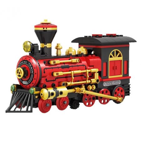 Winner 7116 non  TÀU CỔ ĐIỂN bộ đồ chơi xếp lắp ráp ghép mô hình  Kỹ Thuật Công Nghệ Cao Mô Hình Phương Tiện 372 khối