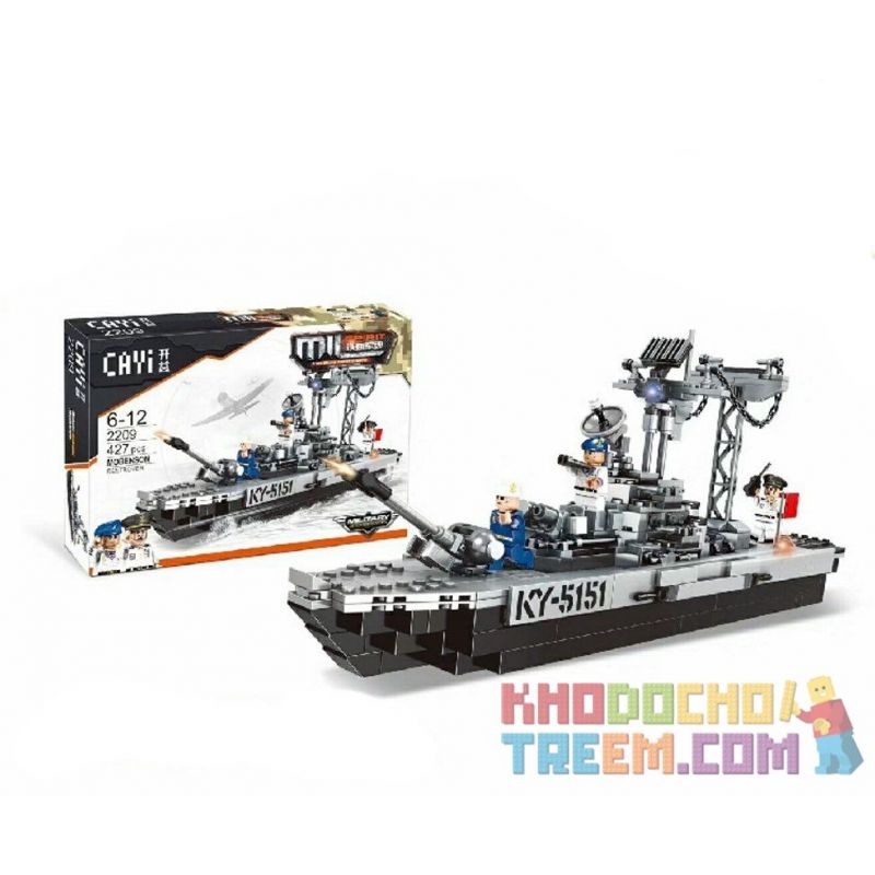 CAYI 2209 non  TÀU CHIẾN PHÒNG THỦ MÁY BAY bộ đồ chơi xếp lắp ráp ghép mô hình Iron Blood Military Spirit IRON BLOOD MILITARY SPIRIT MOBENSON DESTROYER 427 khối