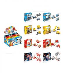 LE DI PIN 16001 Xếp hình kiểu  CREATOR 3 IN 1 3合1系列展示盒（8款混装） Hộp Hiển Thị 3 Trong 1 Loạt (8 Loại Hỗn Hợp) 867 khối