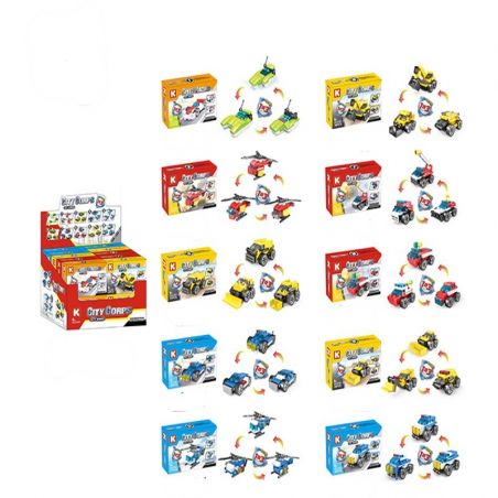 LE DI PIN 61001 Xếp hình kiểu  全城总动员 Huy động Thành Phố 734 khối