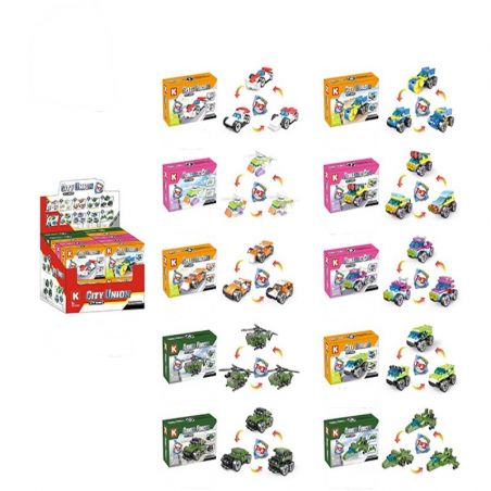 LE DI PIN 61002 Xếp hình kiểu  CITY Transport In City Phương Tiện Xây Dựng 2 724 khối