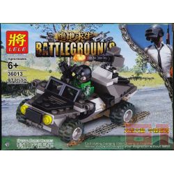 LELE 36013 non  BỘ LẮP RÁP VỚI 4 BAO GỒM MỘT XE TẢI BẮN TÊN LỬA Ô TÔ GẮN SÚNG 6 NÒNG VÀ 2 TRẠM NGHỈ bộ đồ chơi xếp lắp ráp ghép mô hình Pubg Battlegrounds Bắn Súng 378 khối