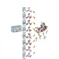 LE DI PIN 88804 Xếp hình kiểu  MILITARY ARMY Special Force Lính Thủy đánh Bộ 575 khối