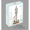 SCHESS SC1085 1085 Xếp hình kiểu Nanoblock ARCHITECTURE Big Ben đồng Hồ Lớn 572 khối
