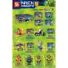 SHENG YUAN SY SY794 non  4 CHIẾN BINH NEXO bộ đồ chơi xếp lắp ráp ghép mô hình Nexo Knights NICK KNIGHTS Hiệp Sỹ Nexo 372 khối