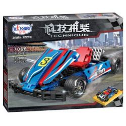 Winner 7066 non  XE ĐUA F1 MÀU XANH tỷ lệ 1:8 bộ đồ chơi xếp lắp ráp ghép mô hình  THE KART Kỹ Thuật Công Nghệ Cao Mô Hình Phương Tiện 371 khối