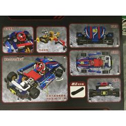 Winner 7066 non  XE ĐUA F1 MÀU XANH tỷ lệ 1:8 bộ đồ chơi xếp lắp ráp ghép mô hình  THE KART Kỹ Thuật Công Nghệ Cao Mô Hình Phương Tiện 371 khối