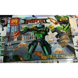LELE 31078 non  KẺ HỦY DIỆT MA THUẬT bộ đồ chơi xếp lắp ráp ghép mô hình The  Ninjago Movie Ninja Lốc Xoáy 370 khối