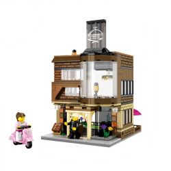 SEMBO WEKKI VIGGI SD6700 6700 non  NHÀ HÀNG PHƯƠNG TÂY PARIS bộ đồ chơi xếp lắp ráp ghép mô hình Mini Modular SEMBO BLOCK Đường Phố Thu Nhỏ 366 khối