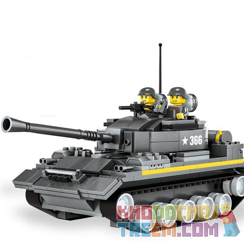 WANGE 3660 non  XE TĂNG HẠNG NẶNG bộ đồ chơi xếp lắp ráp ghép mô hình Military Army LEGION HEAVY TANKS Quân Sự Bộ Đội 360 khối