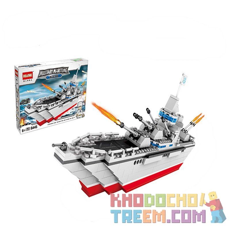 HSANHE 6445 Xếp hình kiểu  CLASSIC Battleship Tàu Chiến 353 khối