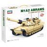 GUDI 6102 non  XE TĂNG CHỦ LỰC tỷ lệ 1:18 bộ đồ chơi xếp lắp ráp ghép mô hình Military Army M1A2 ABRAMS U.S. MAIN BATTLE TANK Quân Sự Bộ Đội 2155 khối