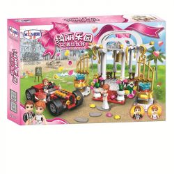 Winner 5073 non  CẢNH CƯỚI Ở CỬA THIÊN ĐƯỜNG bộ đồ chơi xếp lắp ráp ghép mô hình  Các Bạn Gái 345 khối