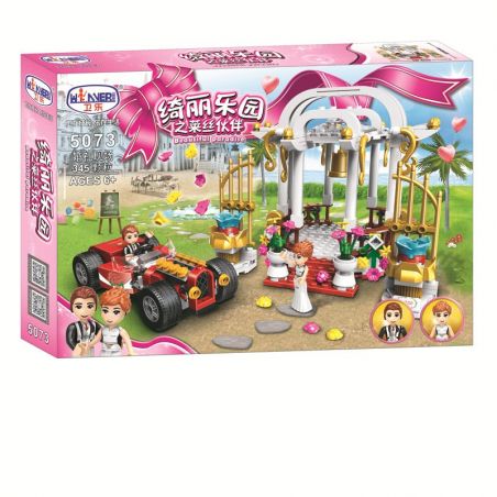 Winner 5073 non  CẢNH CƯỚI Ở CỬA THIÊN ĐƯỜNG bộ đồ chơi xếp lắp ráp ghép mô hình  Các Bạn Gái 345 khối