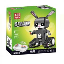MouldKing 13045 Mould King 13045 non  BỘ LẮP RÁP THỎ ĐIỀU KHIỂN TỪ XA bộ đồ chơi xếp lắp ráp ghép mô hình Walking Brick WALKING BRICK HUDY-RABBIT Búp Bê Biết Đi 344 khối