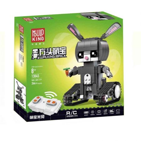 MouldKing 13045 Mould King 13045 non  BỘ LẮP RÁP THỎ ĐIỀU KHIỂN TỪ XA bộ đồ chơi xếp lắp ráp ghép mô hình Walking Brick WALKING BRICK HUDY-RABBIT Búp Bê Biết Đi 344 khối