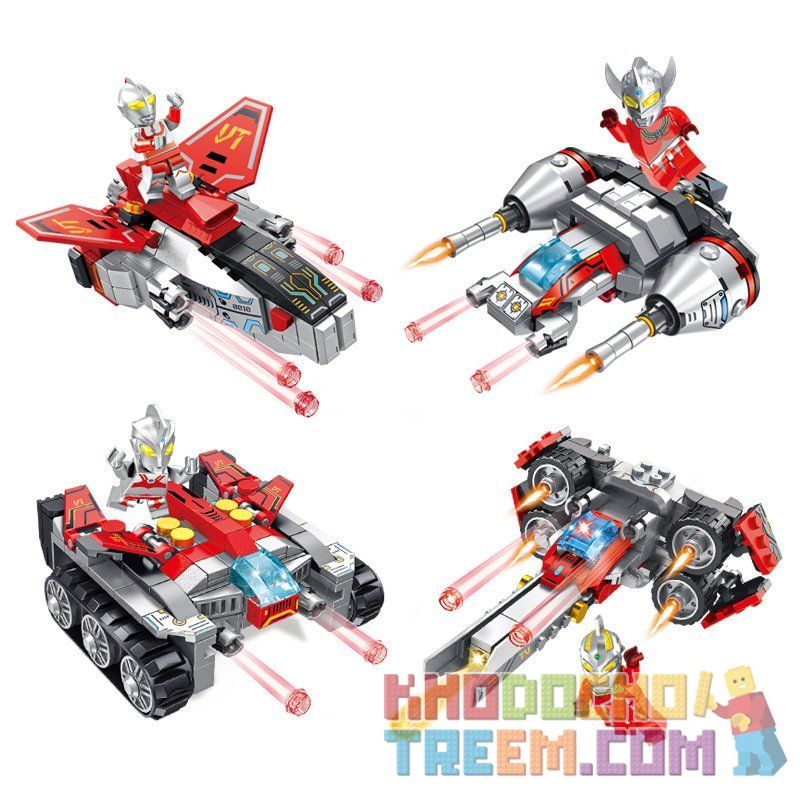 PanlosBrick 690010A 690010B 690010C 690010D Panlos Brick 690010A 690010B 690010C 690010D non  TRẬN CHIẾN THẮNG ALTMAN bộ đồ chơi xếp lắp ráp ghép mô hình Ultraman Vệ Binh Vũ Trụ Siêu Nhân Điện Quang 841 khối