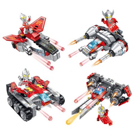 PanlosBrick 690010A 690010B 690010C 690010D Panlos Brick 690010A 690010B 690010C 690010D non  TRẬN CHIẾN THẮNG ALTMAN bộ đồ chơi xếp lắp ráp ghép mô hình Ultraman Vệ Binh Vũ Trụ Siêu Nhân Điện Quang 841 khối