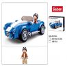 SLUBAN M38 non  XE CỔ 4 bộ đồ chơi xếp lắp ráp ghép mô hình Racers MODEL BRICKS Đua Tốc Độ 658 khối