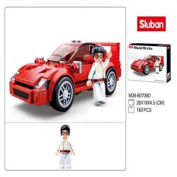 SLUBAN M38 non  XE CỔ 4 bộ đồ chơi xếp lắp ráp ghép mô hình Racers MODEL BRICKS Đua Tốc Độ 658 khối