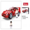 SLUBAN M38 non  XE CỔ 4 bộ đồ chơi xếp lắp ráp ghép mô hình Racers MODEL BRICKS Đua Tốc Độ 658 khối